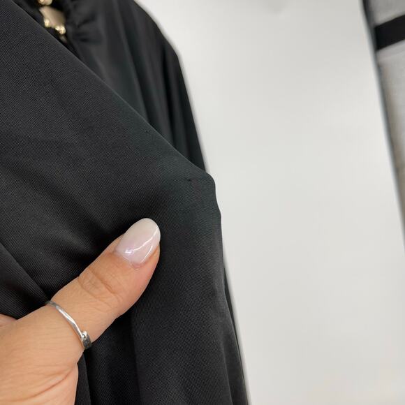 superdown | NWT Sarah Cut Out Dress in Black Jersey Cut Out Long Sleeve Mini XL - Picture 7 of 12